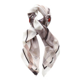 SUNDAY RIDE oversized square silk scarf