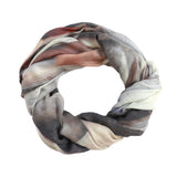 TAUPO TEXTURES oversized wool scarf