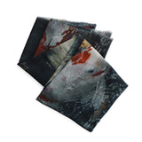 THE KOI POND skinny wool scarf
