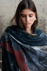 THE KOI POND oversized wool scarf