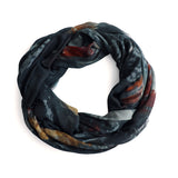 THE KOI POND skinny wool scarf