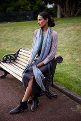 THE SWIMMERS oversized wool scarf