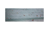 THE SWIMMERS skinny wool scarf