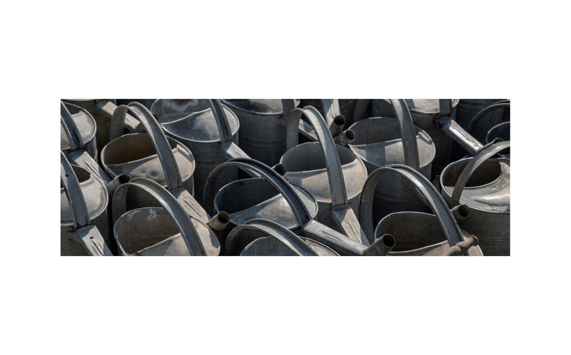 THE WATER CANS skinny wool scarf