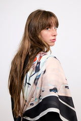 TOKYO STUDY 3 cashmere blend scarf