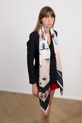 TOKYO STUDY 3 cashmere blend scarf