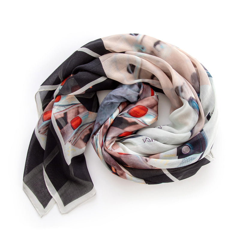 TOKYO STUDY 3 cashmere blend scarf