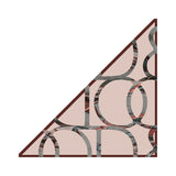 HERITAGE TRIANGLE: BLUSH giant wool triangle