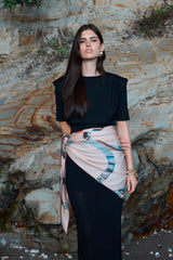 HERITAGE TRIANGLE: BLUSH giant wool triangle