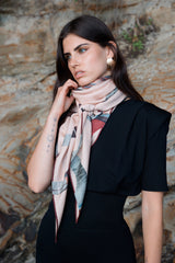 HERITAGE TRIANGLE: BLUSH giant wool triangle