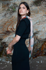 HERITAGE TRIANGLE: BLUSH giant wool triangle