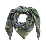 HERITAGE TRIANGLE: OLIVE giant wool triangle