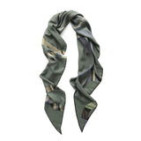 HERITAGE TRIANGLE: OLIVE giant wool triangle