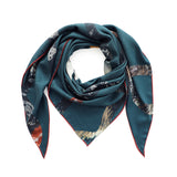 HERITAGE TRIANGLE: PETROL giant wool triangle