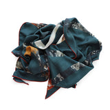 HERITAGE TRIANGLE: PETROL giant wool triangle