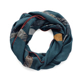 HERITAGE TRIANGLE: PETROL giant wool triangle