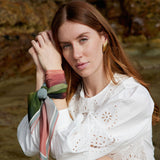 TULIPS silk neckerchief