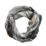 YELLOW TAXIS skinny scarf