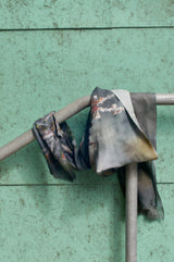 ALPINE MOSS skinny wool scarf