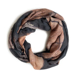 BALTIC LOG STACKS skinny wool scarf
