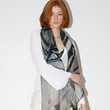 BELGIUM BIKE GANG silk chiffon scarf