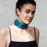 BRIDGE STUDY silk neckerchief