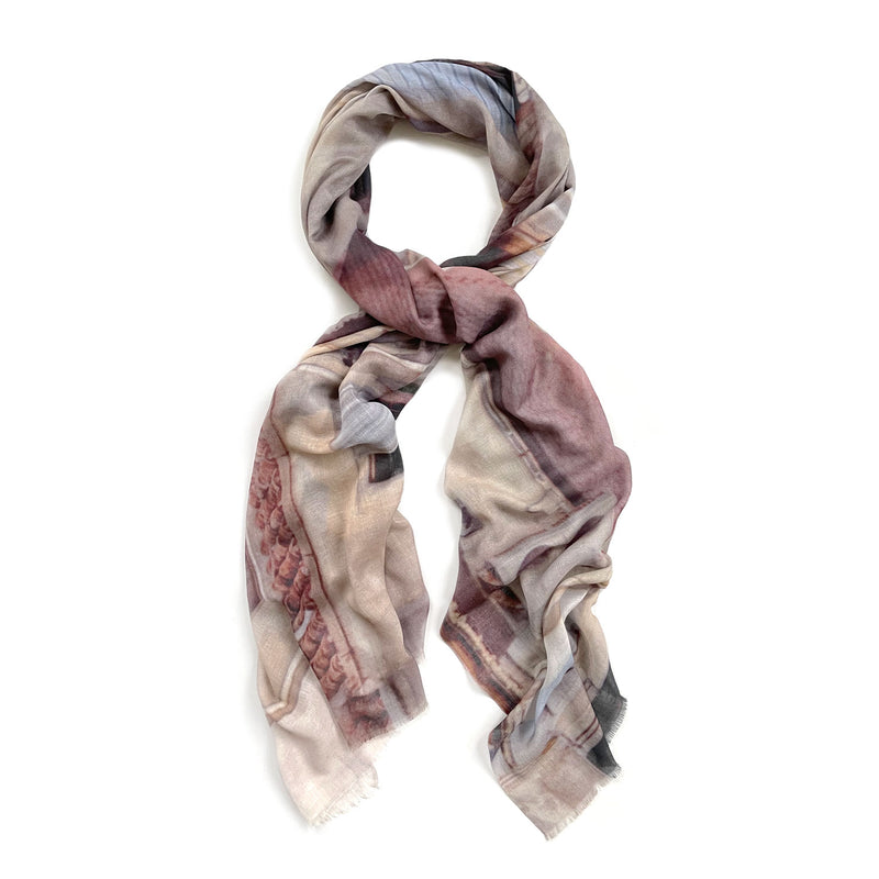 CEFALU linen blend scarf