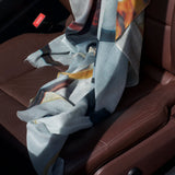 EYE INSPECTION linen blend scarf