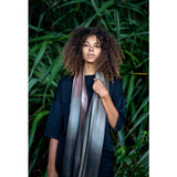 MUSHROOM skinny wool scarf
