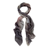 MUSHROOM skinny wool scarf
