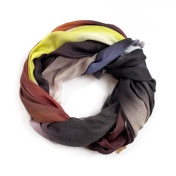 PARIS BY NIGHT linen blend scarf