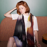 PARIS BY NIGHT linen blend scarf